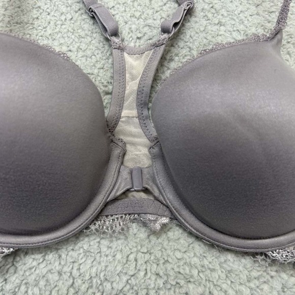 Victoria Secret Bra 34C Demi Body By Victoria Racerback Demi - Picture 2 of 7